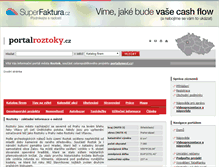 Tablet Screenshot of portalroztoky.cz